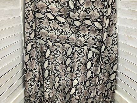 Dress Casual Midi By Clothes Mentor In Snakeskin Print, Size: L Sale