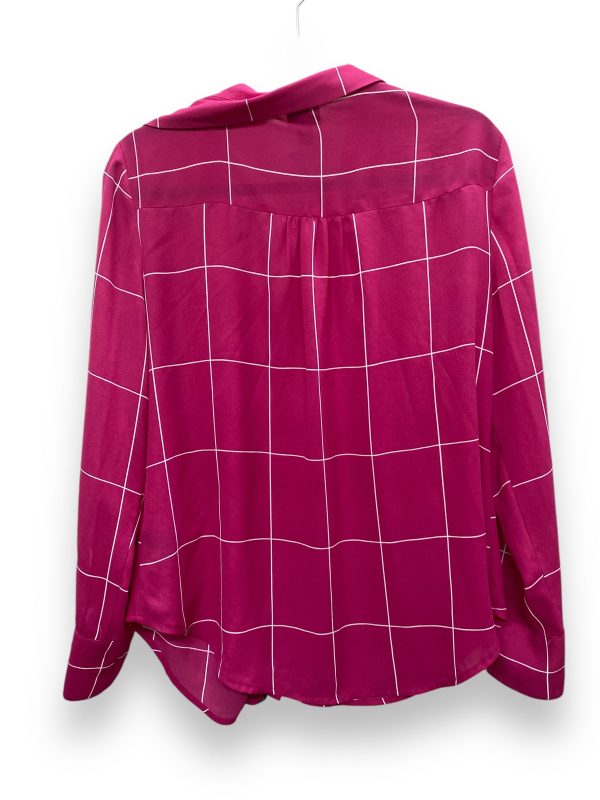 Top Long Sleeve By Worthington In Pink, Size: L For Discount