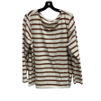 Top Long Sleeve By Maurices In Striped Pattern, Size: Xxl Online