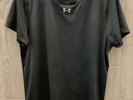 Athletic Top Short Sleeve By Under Armour In Black, Size: Xl Sale