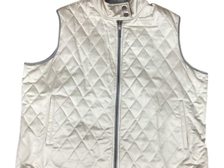 Reversible Vest Designer By Ralph Lauren In Tan, Size: 1x For Cheap