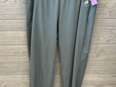 Athletic Pants By Adidas In Grey, Size: Xl Cheap