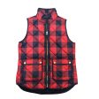 Vest Puffer & Quilted By J. Crew In Plaid Pattern, Size: Xs Online