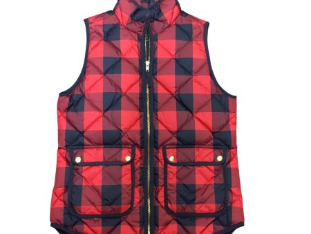 Vest Puffer & Quilted By J. Crew In Plaid Pattern, Size: Xs Online