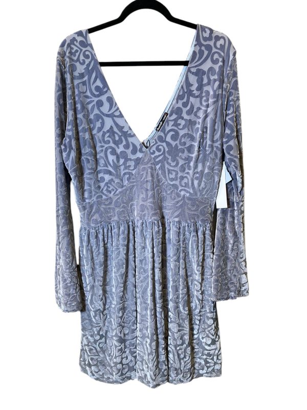 Dress Casual Midi By Charlotte Russe In Blue, Size: 1x Sale