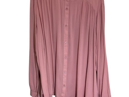 Top Long Sleeve By Lane Bryant In Peach, Size: 4x Sale