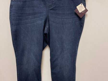 Jeans Skinny By Ava & Viv In Blue Denim, Size: 20 Discount