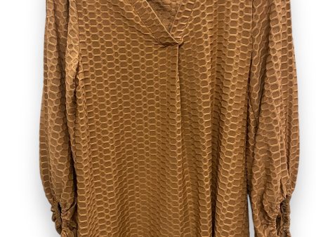 Top Long Sleeve By Jodifl In Brown, Size: S Online Hot Sale