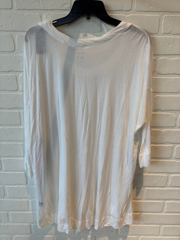 Top Long Sleeve By Lane Bryant In Cream, Size: 1x Online Sale