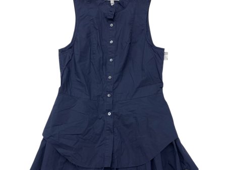 Top Sleeveless By Derek Lam In Navy, Size: 8 Online Hot Sale