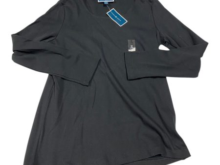 Top Long Sleeve Basic By Karen Scott In Black, Size: S Online