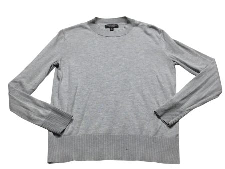 Top Long Sleeve Basic By Banana Republic In Grey, Size: Xs Cheap