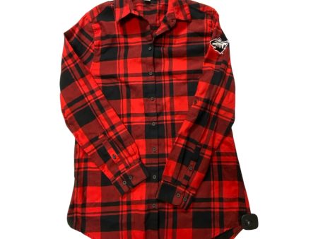 Top Long Sleeve By Cmc In Black & Red, Size: S Online Hot Sale