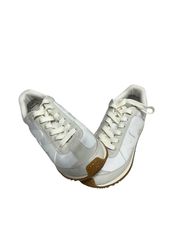 Shoes Athletic By Universal Thread In Cream & Grey, Size: 8 Online now