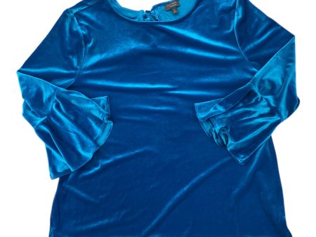 Top Long Sleeve By Limited In Blue, Size: Xl Supply