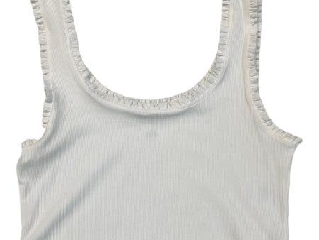 Tank Top By American Eagle In White, Size: L Discount