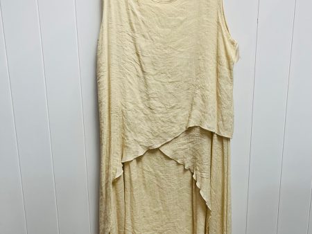 Tunic Sleeveless By Clothes Mentor In Cream, Size: Osfm Fashion