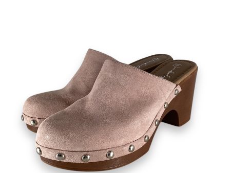 Shoes Heels Block By Wonderly In Pink, Size: 9 Online Sale