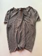 Top Short Sleeve By Wasabi In Taupe, Size: L Cheap