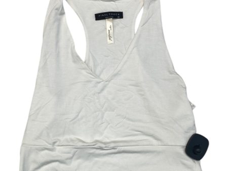 Tank Top By Final Touch In White, Size: L Sale