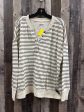 Top Long Sleeve By Maurices In Striped Pattern, Size: 1x Discount