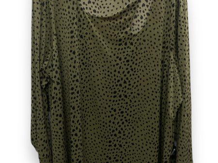 Top Long Sleeve By Cato In Green, Size: 2x Online