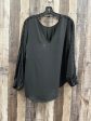 Top Long Sleeve By Ro & De In Black, Size: S Supply