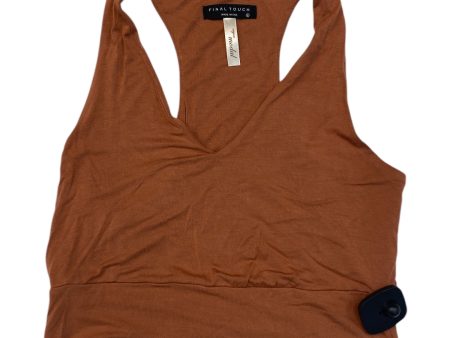 Tank Top By Final Touch In Orange, Size: L Hot on Sale