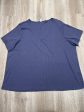 Top Short Sleeve By Old Navy In Blue, Size: Xxl Hot on Sale