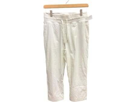 Athletic Capris By Lululemon In White, Size: 6 Discount