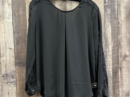 Top Long Sleeve By Ro & De In Black, Size: S Supply