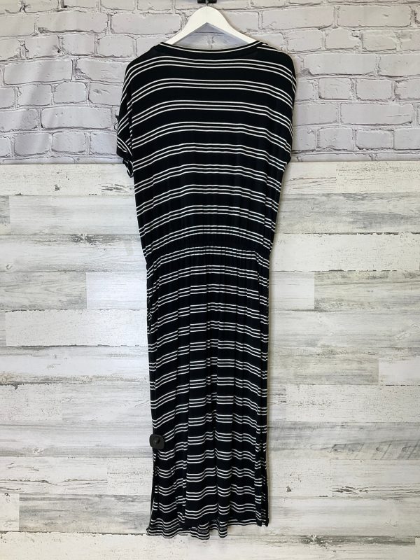 Dress Casual Maxi By Banana Republic In Black & White, Size: M Discount