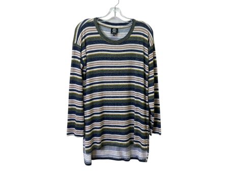 Top Ls By Bobeau In Brown & Cream, Size:M Online