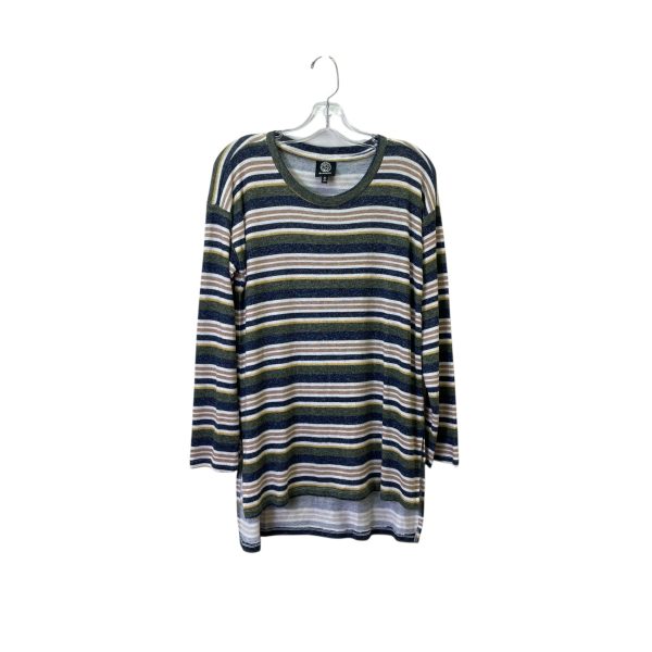 Top Ls By Bobeau In Brown & Cream, Size:M Online