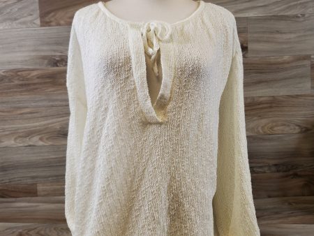 Top Long Sleeve By Clothes Mentor In Cream, Size: S Online