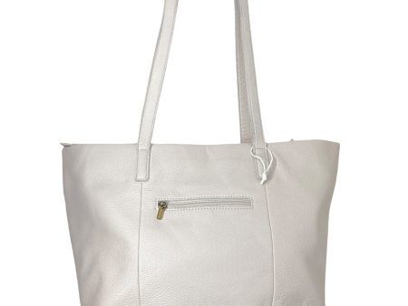 Melrose Leather Metro Tote By The Sak In Stone, Size: Large Online Sale