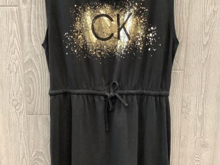 Dress Casual Midi By Calvin Klein In Black, Size: Xl Discount