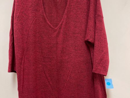 Top Long Sleeve By Torrid In Red, Size: 3x Fashion