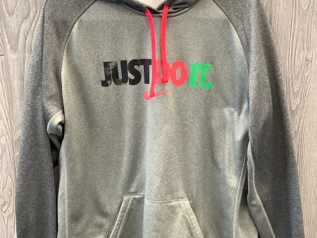 Athletic Sweatshirt Hoodie By Nike Apparel In Grey, Size: Xl Hot on Sale