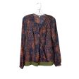 Top Ls By Cabi In Blue & Brown, Size:M Cheap