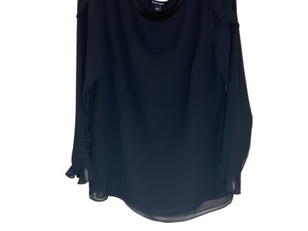 Top Long Sleeve By Roz And Ali In Black, Size: L on Sale