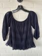 Top Long Sleeve By Express In Blue, Size: S Online Sale