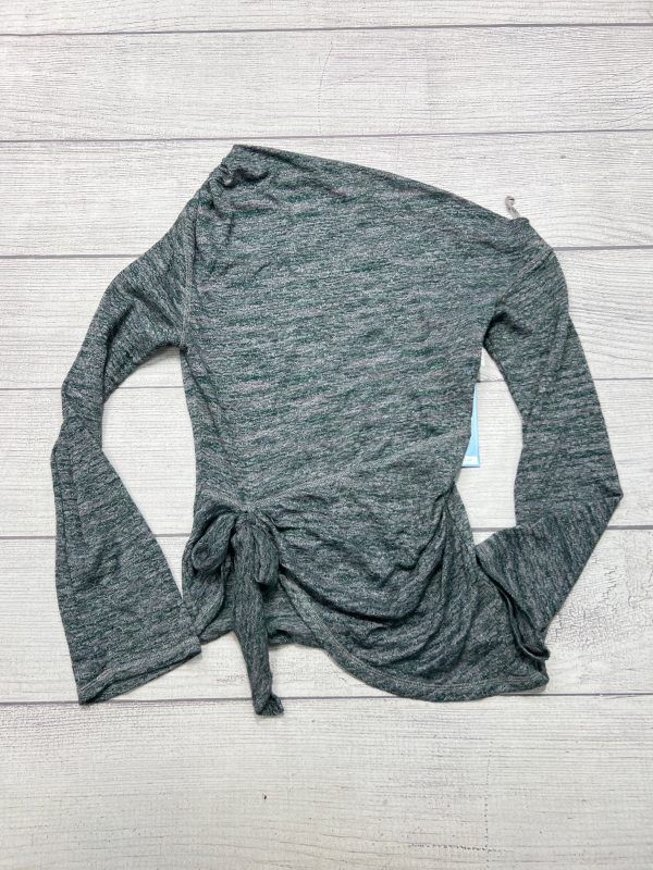 Top Long Sleeve By Free People In Green, Size: S For Cheap