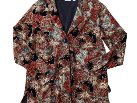 Top Long Sleeve By Chicos In Floral Print, Size: 2 Sale