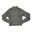 Top Long Sleeve By Gaze In Animal Print, Size: M For Discount