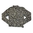 Top Long Sleeve By Gaze In Animal Print, Size: M For Discount