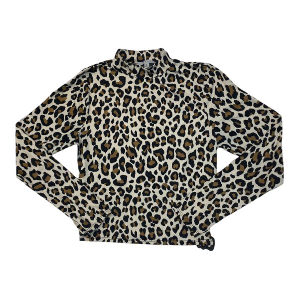 Top Long Sleeve By Gaze In Animal Print, Size: M For Discount