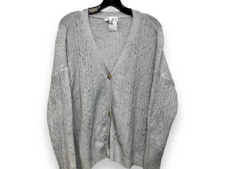 Cardigan By Clothes Mentor In Oatmeal, Size: L on Sale