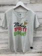 Top Short Sleeve By Disney Store In Grey, Size: Xl Online Hot Sale