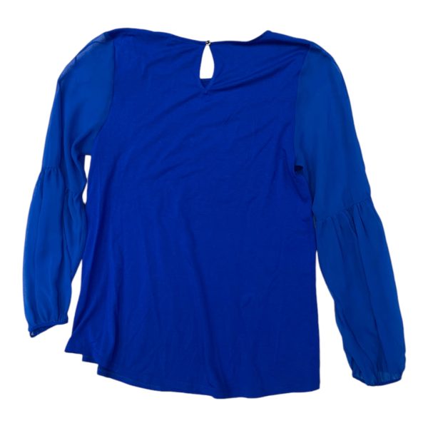 Top Long Sleeve By Vince Camuto In Blue, Size: M Supply